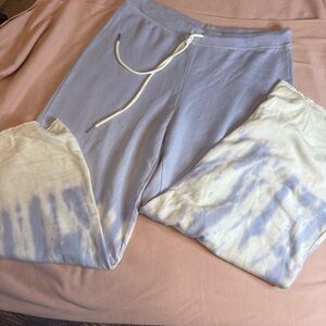 Electric & Rose sz L tie dye violet purple sweatpants